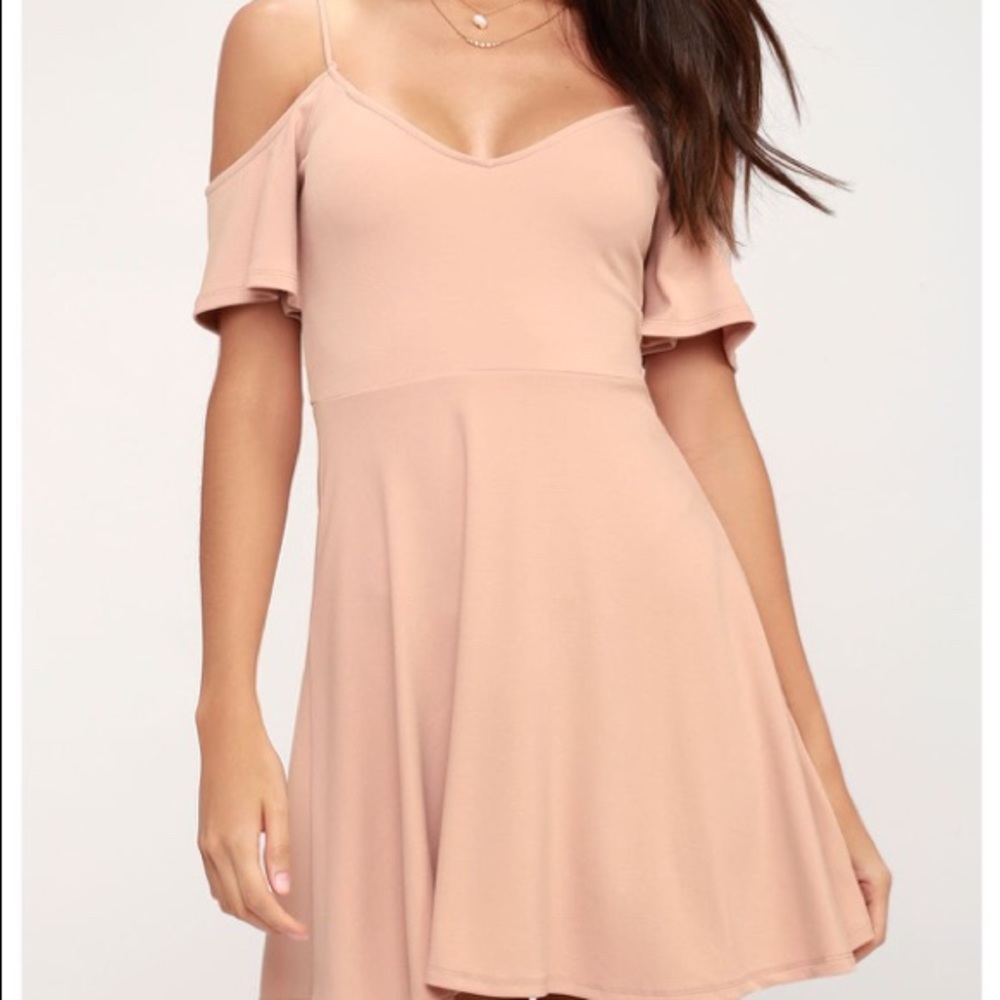 Cold shoulder dress